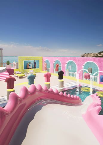 Lacoste Summer virtual store Rooftop