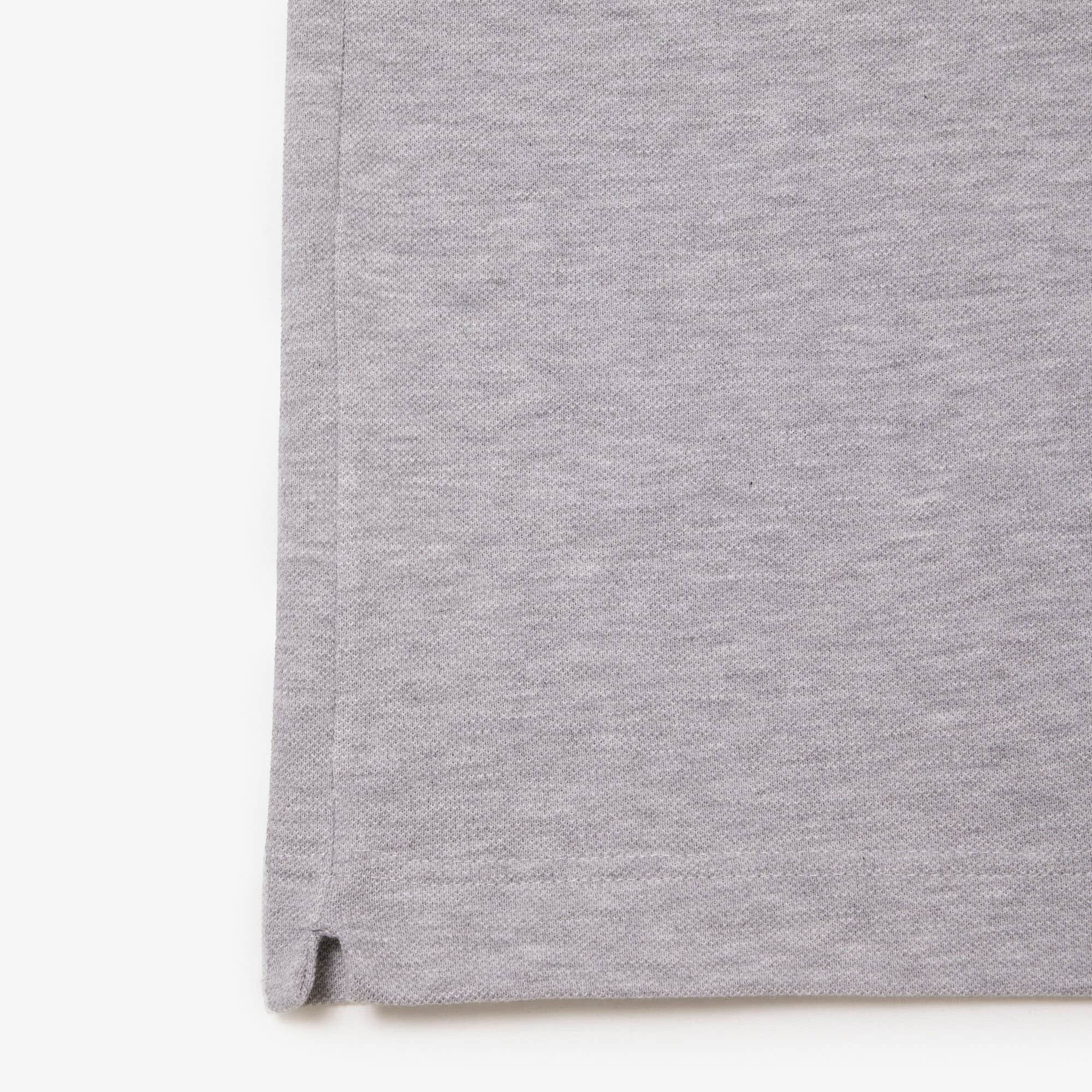 Thumbnail - Lacoste Slim Fit-Polohemd L.12.12 mit langen Ärmeln - Heidekraut Grau Size XXL