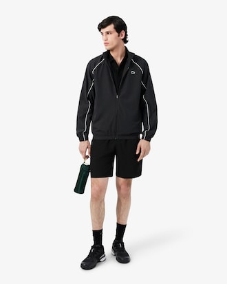 Wasserabweisende, sportliche Trainingsjacke mit Einfassung