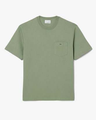 Baumwoll-T-Shirt mit Brusttasche