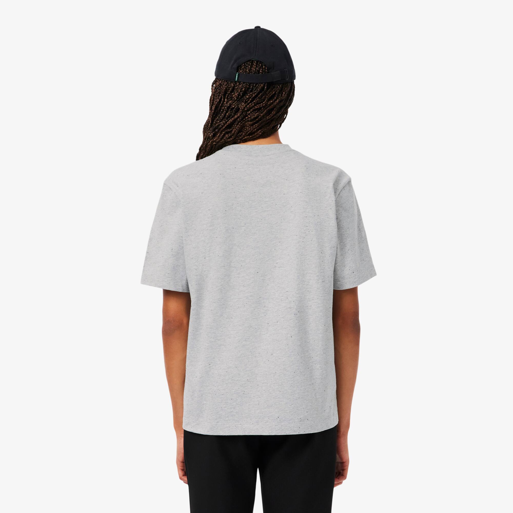 Thumbnail - Lacoste Relaxed Fit-T-Shirt aus weicher Baumwolle - Heidekraut Grau Size 36