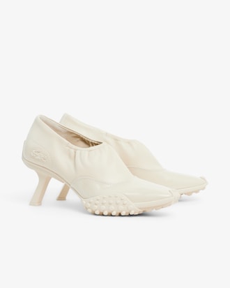 Damen-Sneakers Runway aus Leder mit Absatz