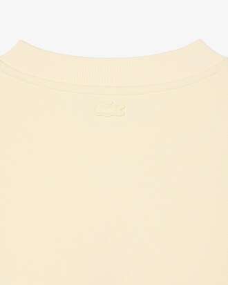 Sweatshirt aus doppelseitigem Piqu&eacute; mit Badge