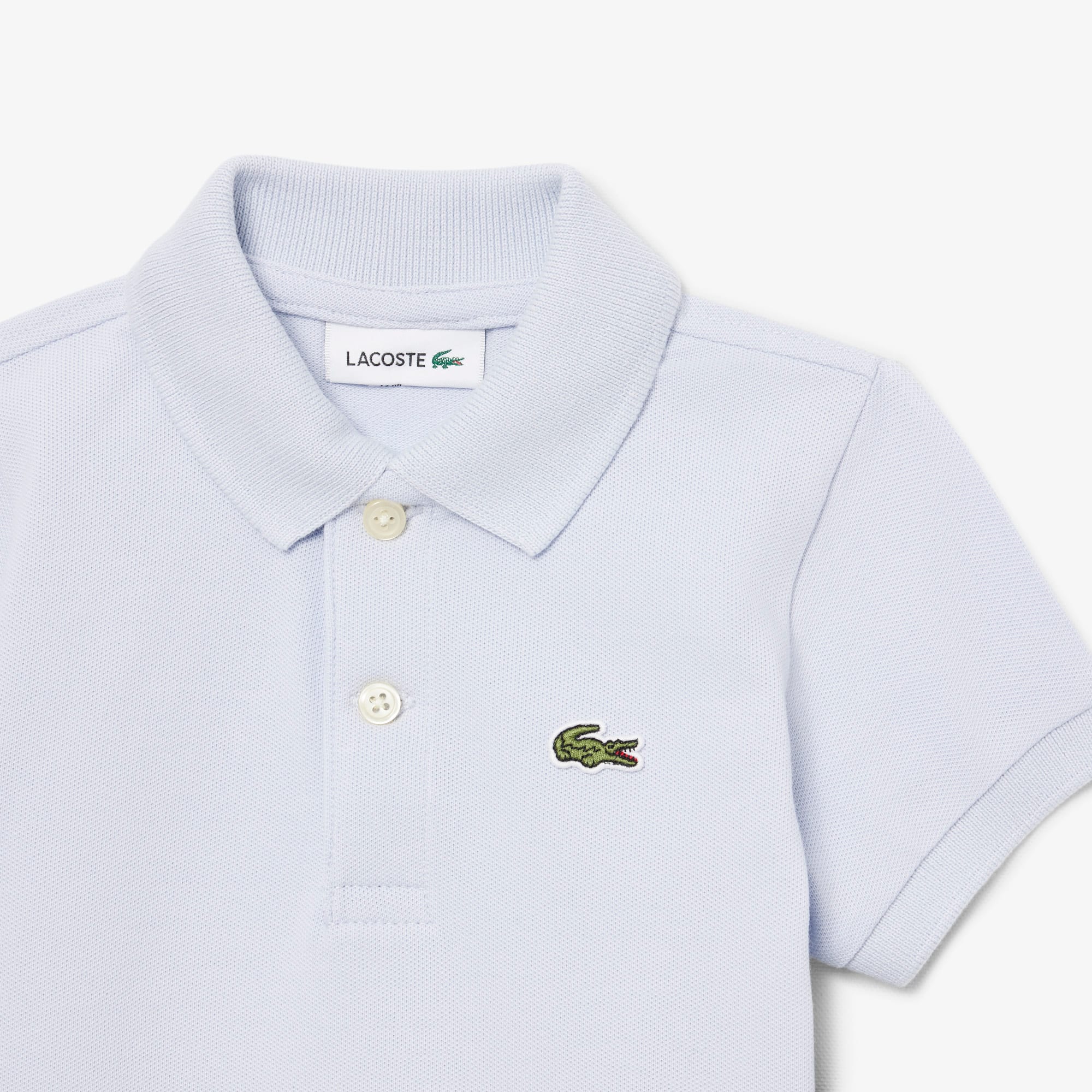 Thumbnail - Lacoste Baby-Poloset aus Petit Piqué - Hellblau Size 7 - 24M