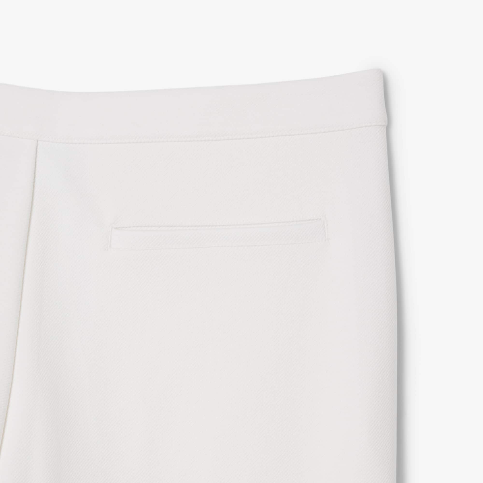 Thumbnail - Lacoste Trainingshose aus Twill mit Falten - Weiß Size S