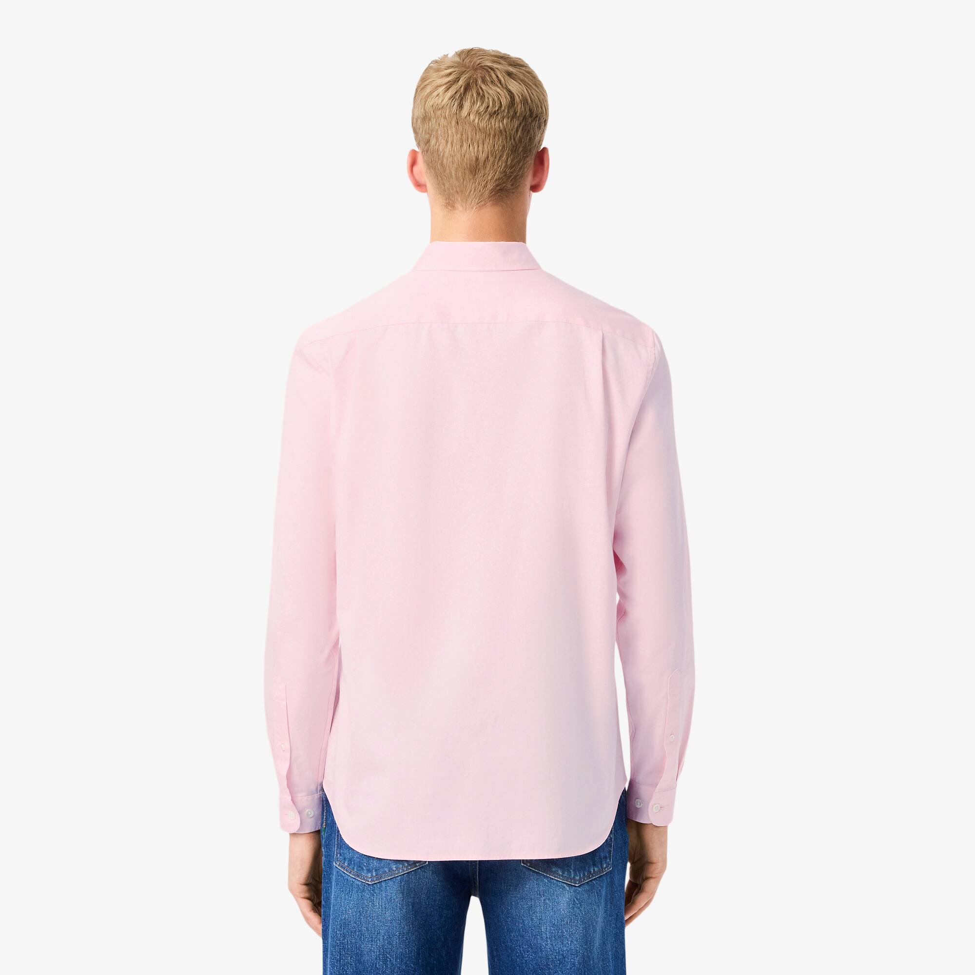 Thumbnail - Lacoste Regular Fit-Hemd aus Baumwolle - Hellrosa Size 38