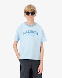 T-Shirt aus Baumwolle mit Lacoste-Branding