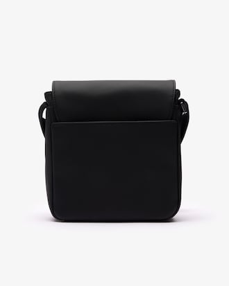 Klassische Herren-Schultertasche mit Klappverschluss