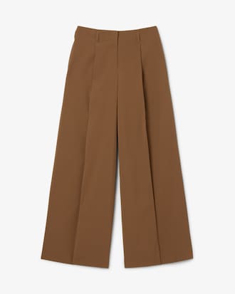 Hose Runway aus Wollgemisch mit weitem Schnitt