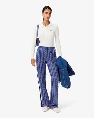 Slim Fit-Polohemd L.12.D aus gerippter Baumwolle