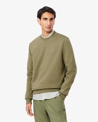 Sweatshirt aus Fleece mit Rundhalsausschnitt