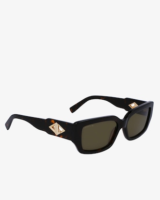 Sonnenbrille Monogram mit eckigem Acetatrahmen