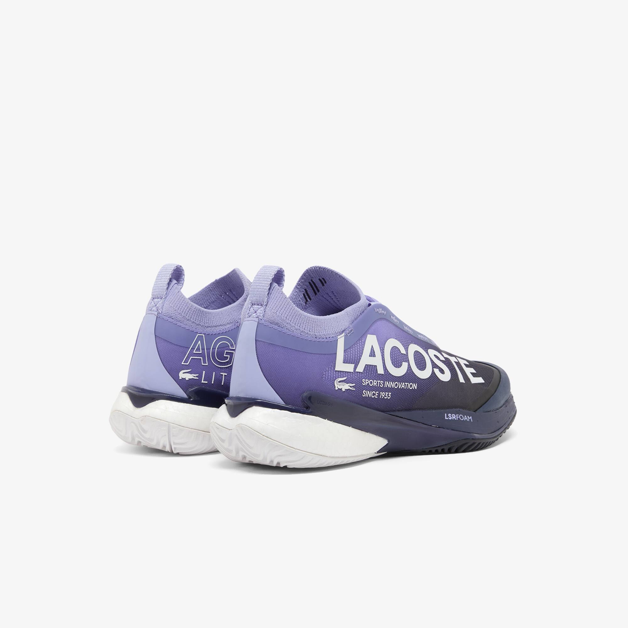 Thumbnail - Lacoste Damen-Tennisschuhe AG-LT25 Lite Clay Court - LT PURP/NVY Size 40.5
