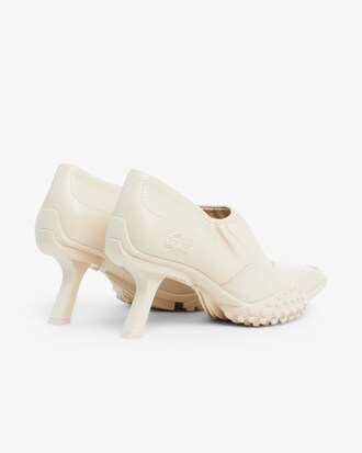 Damen-Sneakers Runway aus Leder mit Absatz