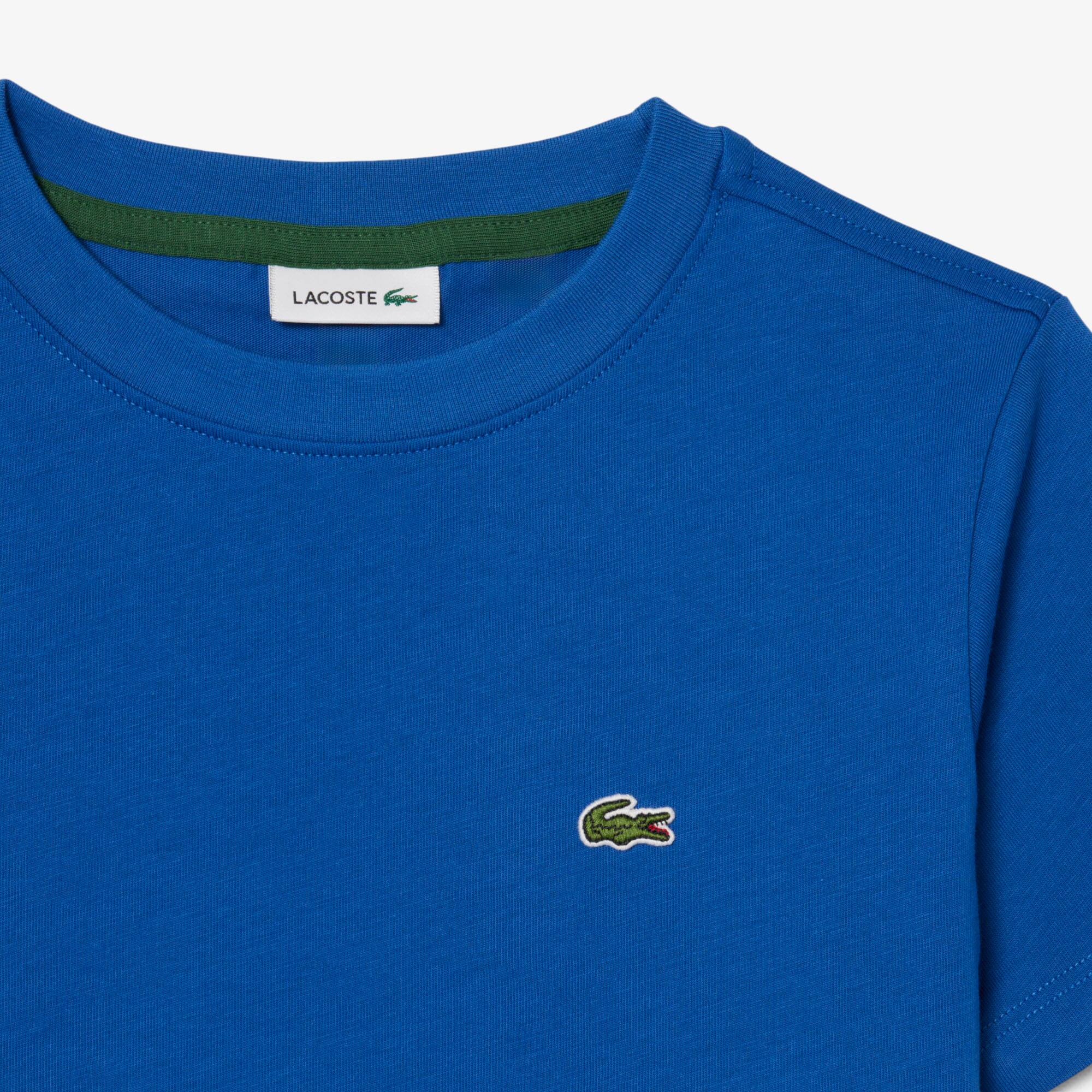 Thumbnail - Lacoste T-Shirt aus Baumwolle - Blau Size 12 - 16A