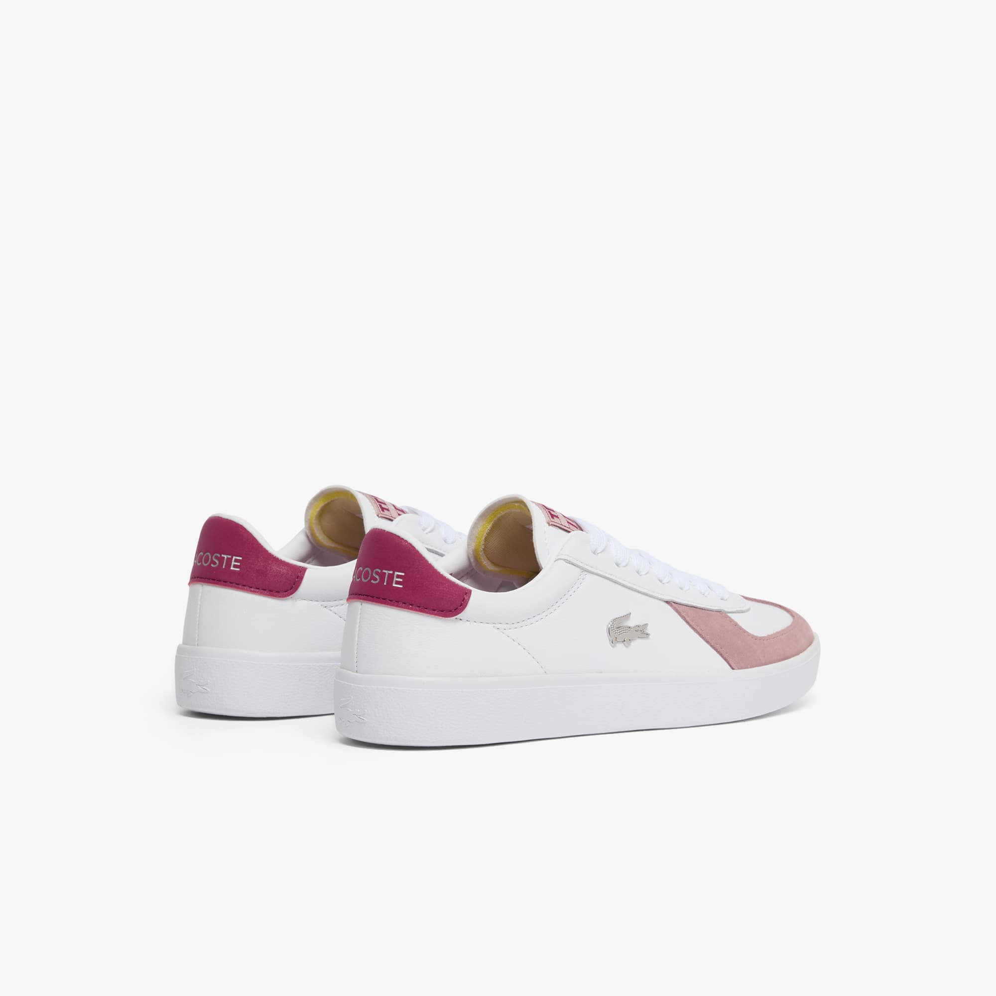 Thumbnail - Lacoste Damen-Sneakers Baseshot Pro aus Leder - WHITE/PINK Size 42