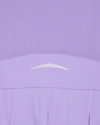 Tennis-Faltenkleid aus Stretch-Materialmix