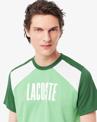 Sport-T-Shirt mit Colorblock-Design