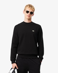 Sweatshirt aus Fleece mit Rundhalsausschnitt