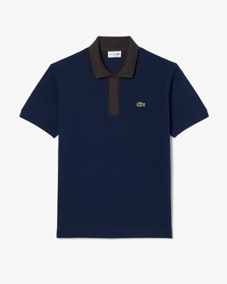 Classic Fit-Polohemd L.12.12 mit kontrastierendem Kragen