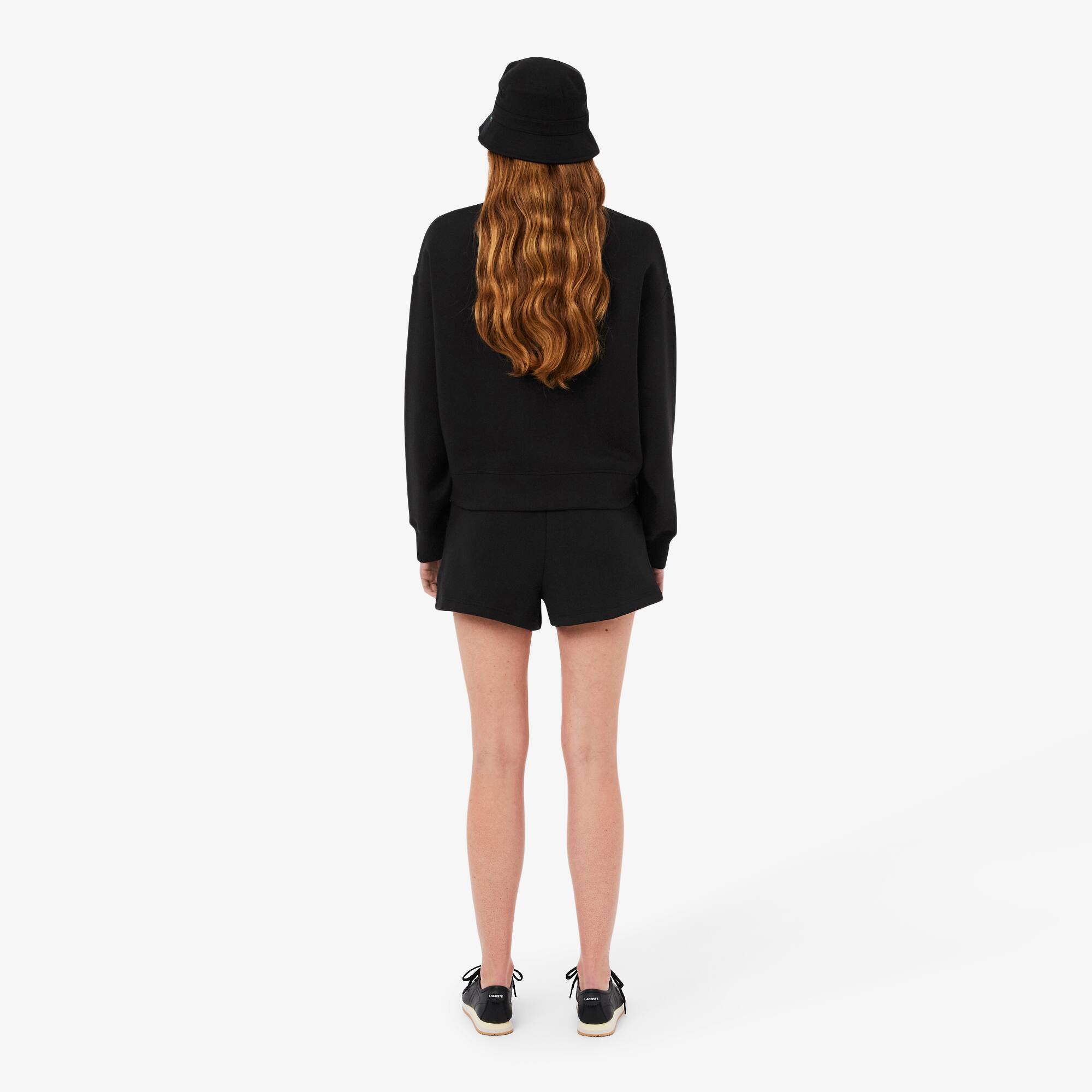 Thumbnail - Lacoste Shorts aus doppelseitigem Jersey - Schwarz Size 38