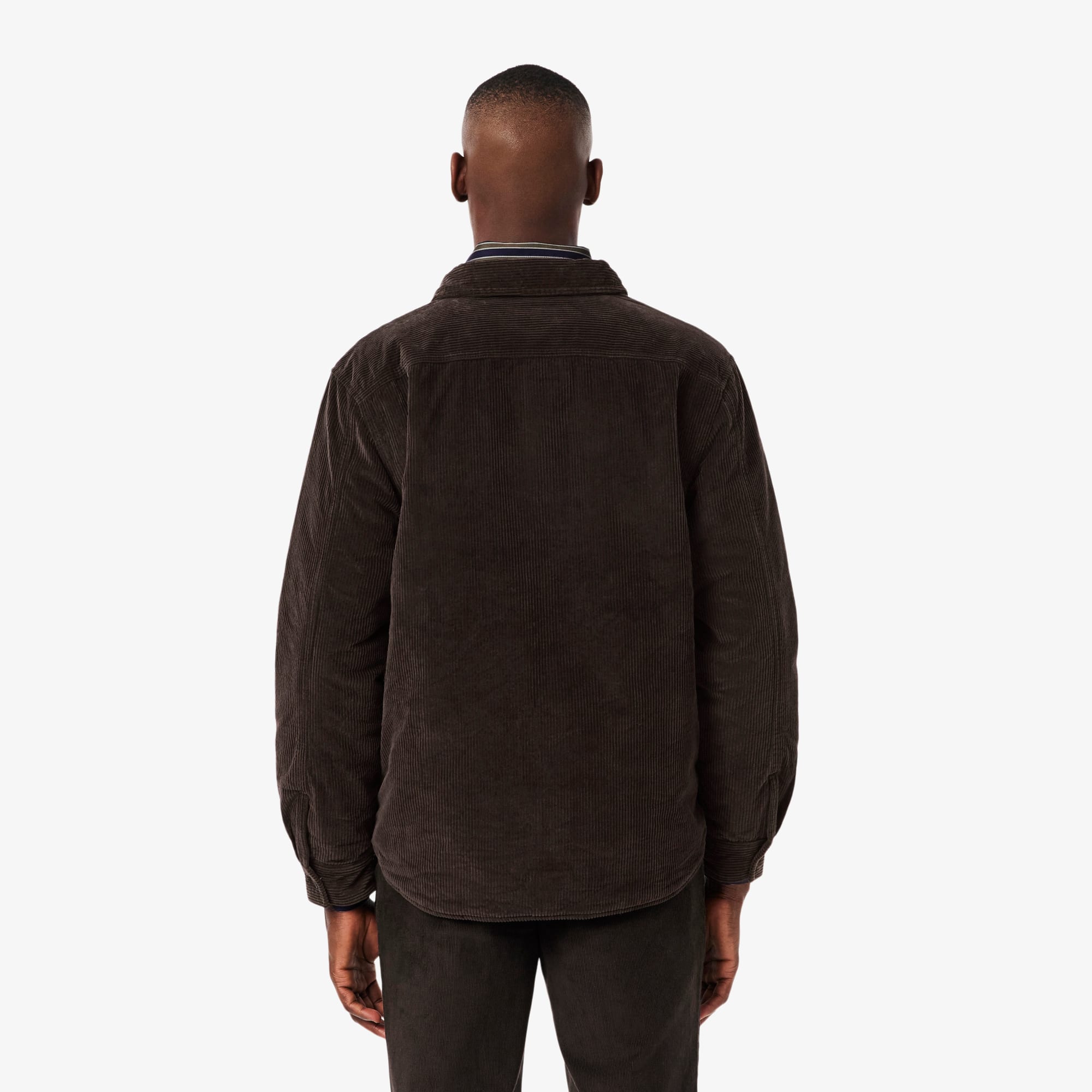 Thumbnail - Lacoste Oversized Corduroy-Overshirt - Braun Size 43