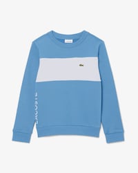 Sweatshirt aus Fleece mit Colorblock-Design