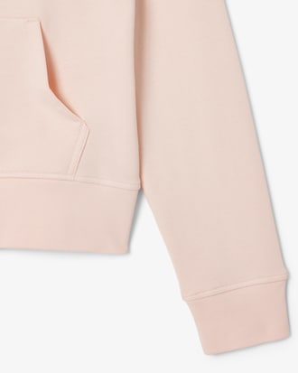 Hoodie aus Fleece mit Reißverschluss