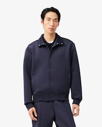 Jacke mit hohem Nacken und gestickter Unterschrift