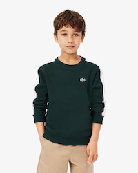 Fleece-Sweatshirt mit Colorblock-Design