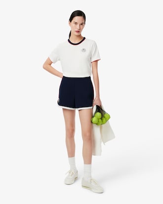 Tennisshorts Heritage aus Stretch-Piqué