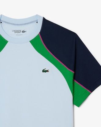 Tennis T-Shirt mit Colorblock-Design und Ultra Dry-Technologie