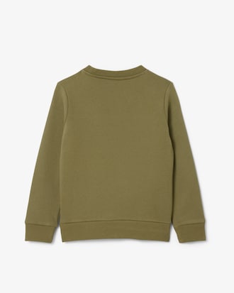 Fleece-Sweatshirt mit Colorblock-Design