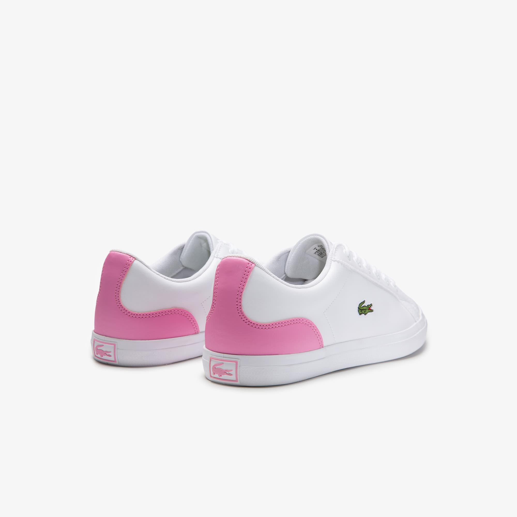Thumbnail - Lacoste Teen-Sneakers LEROND aus Synthetik - WHITE/LIGHT PINK Size 35.5