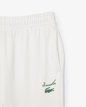 Trainingshose aus Fleece mit Logo