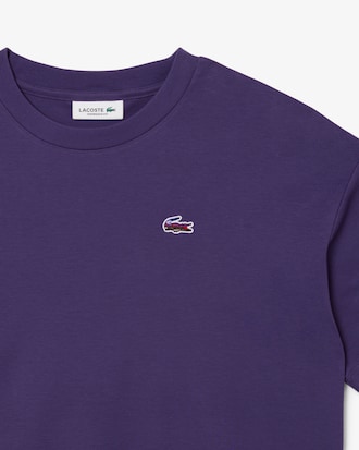 Relaxed Fit-T-Shirt mit Krokodil und Landschaft