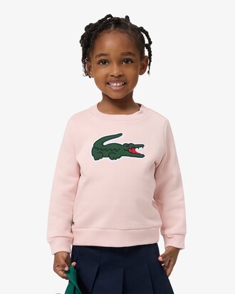 Unisex-Hoodie aus Fleece mit Krokodil