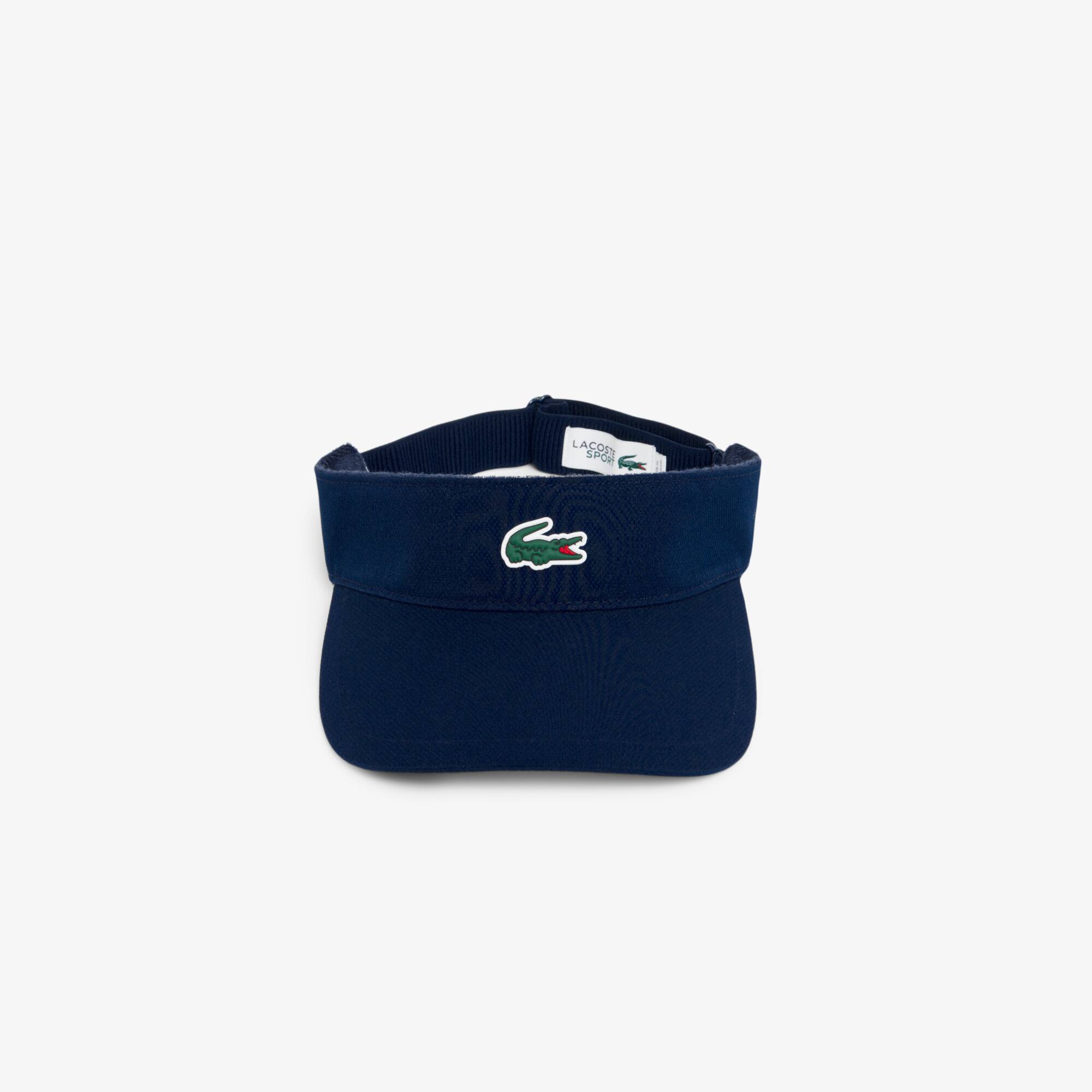 Thumbnail - Lacoste Sportvisier aus Diamant-Taft - Navy Blau Size One Size