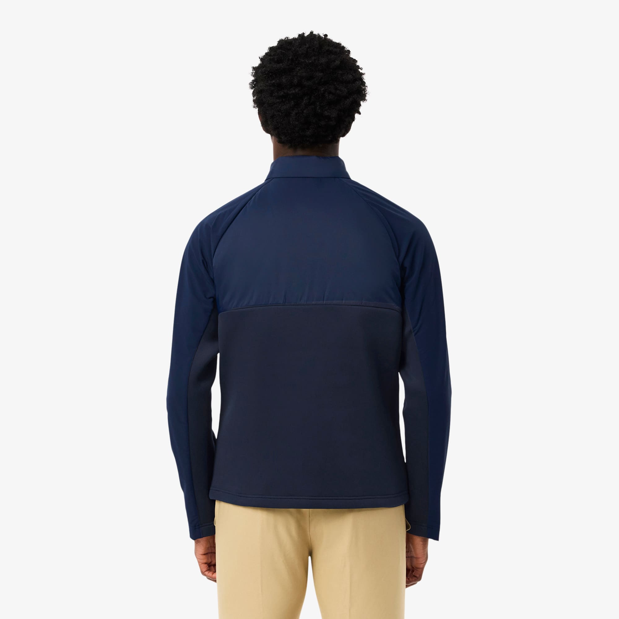 Thumbnail - Lacoste Gesteppte Golfjacke mit hohem Halsausschnitt - Navy Blau Size 56 - L-XL
