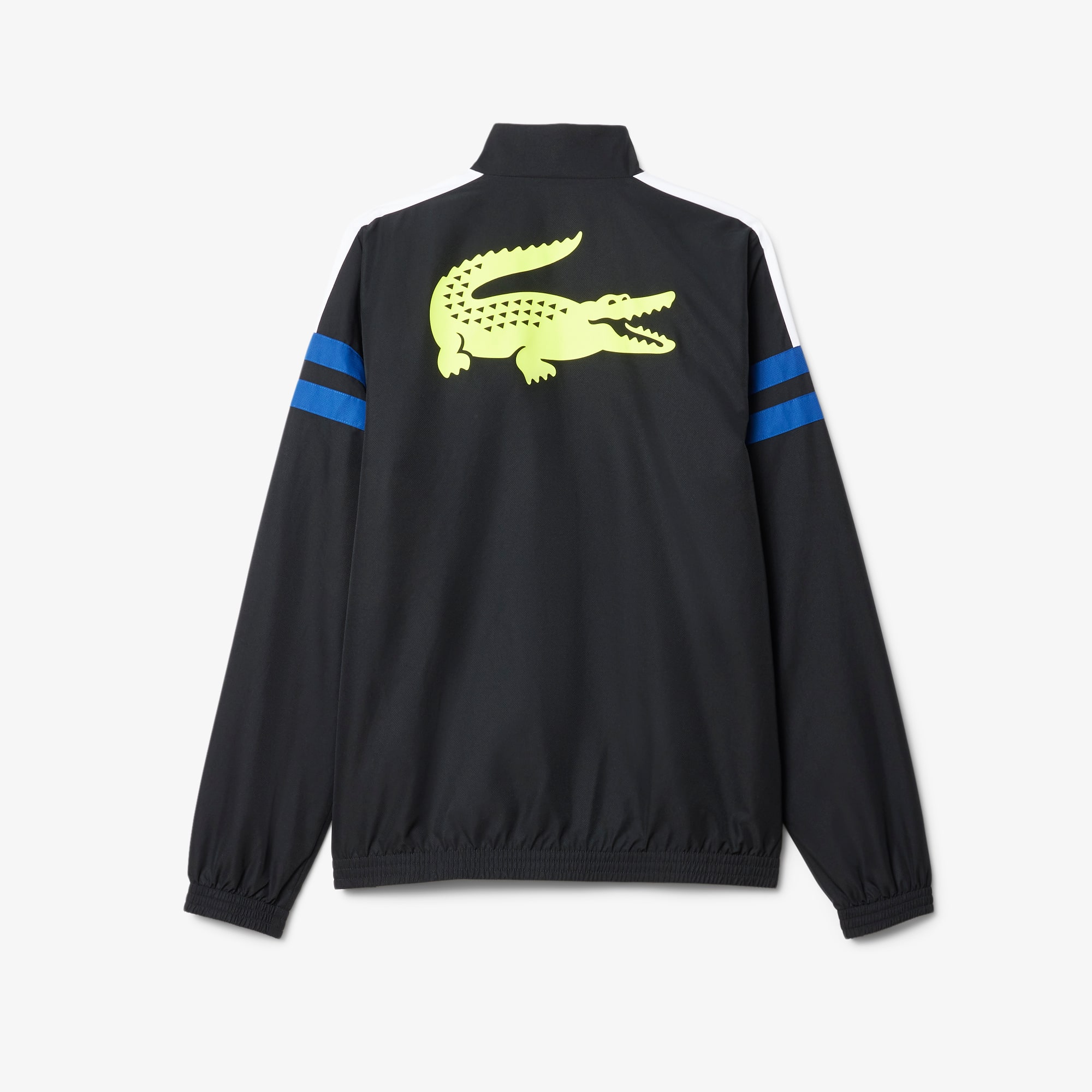 Thumbnail - Lacoste Tennis-Trainingsanzug mit Print - Schwarz / Blau / Weiß Size 4XL