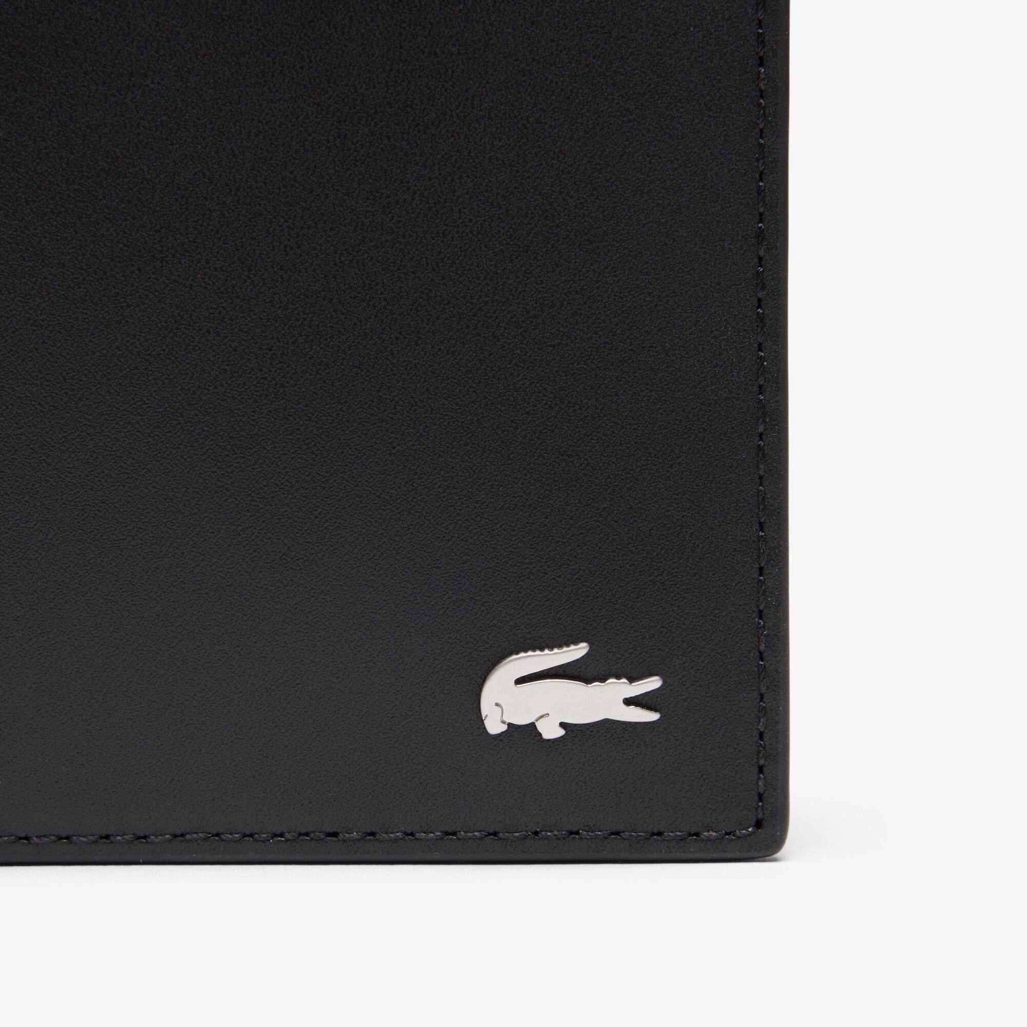 Thumbnail - Lacoste Brieftasche FG mit Schlüsselanhänger mit Geschenkbox - NOIR KR BALL JAUNE FLUO Size One Size