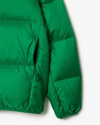 Kure, wasserabweisende Pufferjacke mit Kapuze