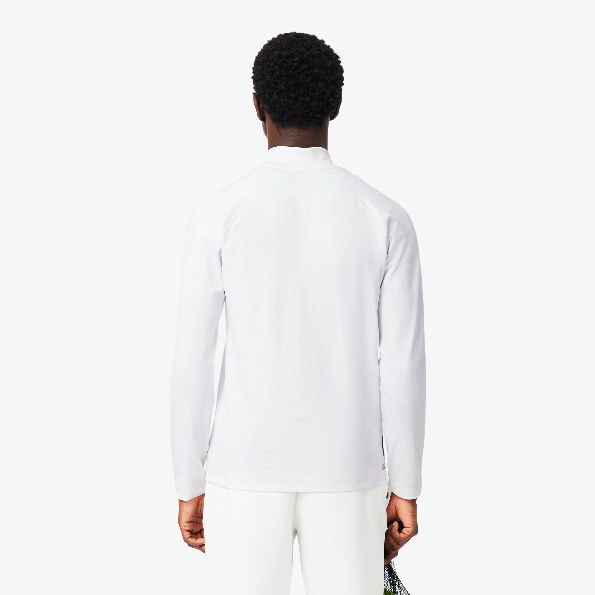 Thumbnail - Lacoste Sportliche Midlayer-Trainingsjacke mit Ultra-Dry-Technologie - Weiß Size S