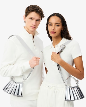 Mini-Spiegel-Handtasche Lenglen aus Leder