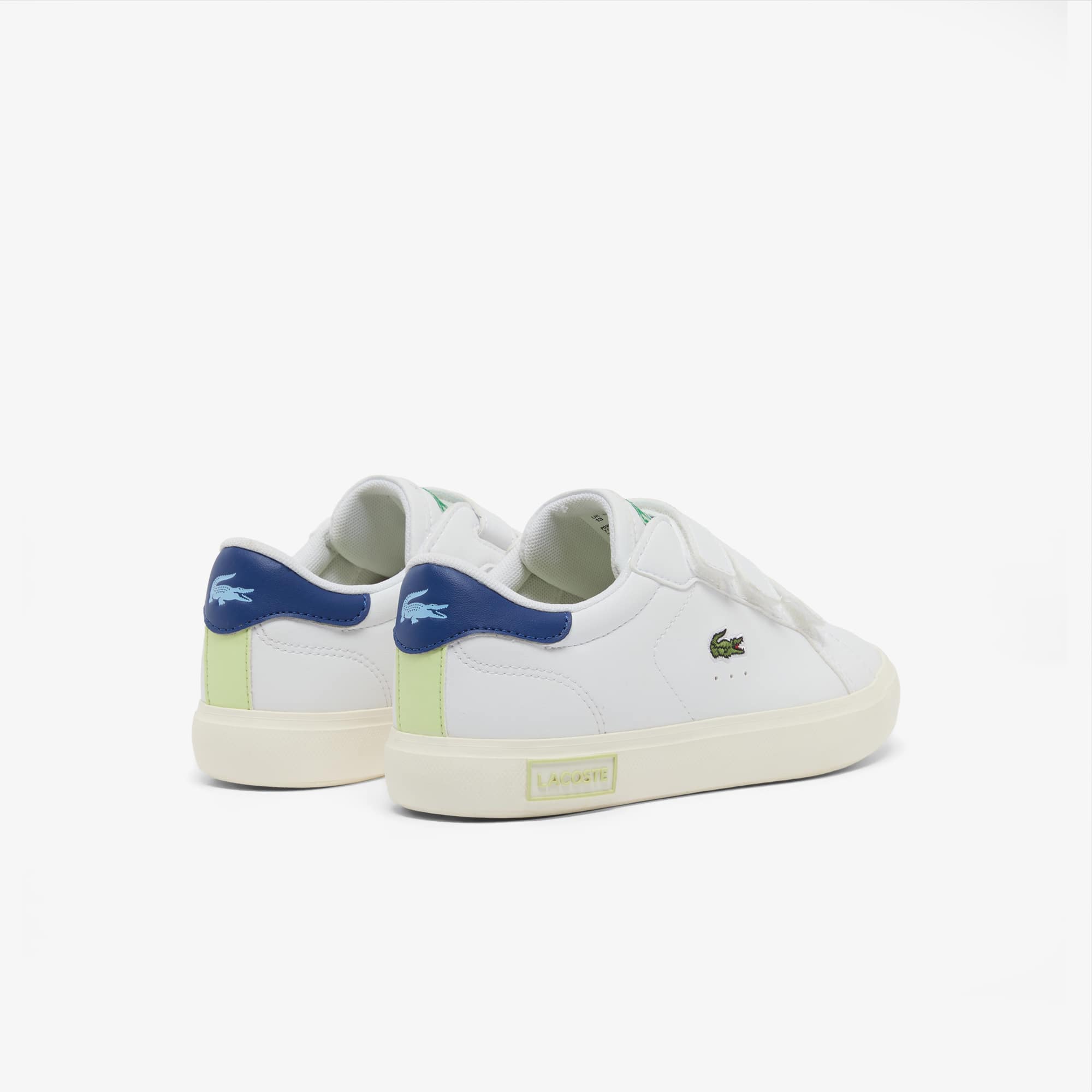 Thumbnail - Lacoste Kinder-Sneakers Powercourt - WHT/BLUE Size 33