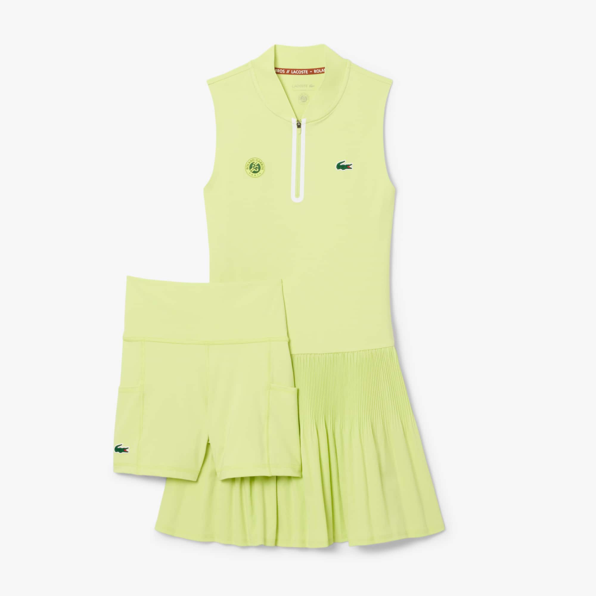 Thumbnail - Lacoste Tenniskleid Roland-Garros Edition - Grün Size 32