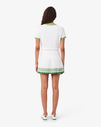 Faltenrock aus flie&szlig;endem Krepp Archive Re-edition