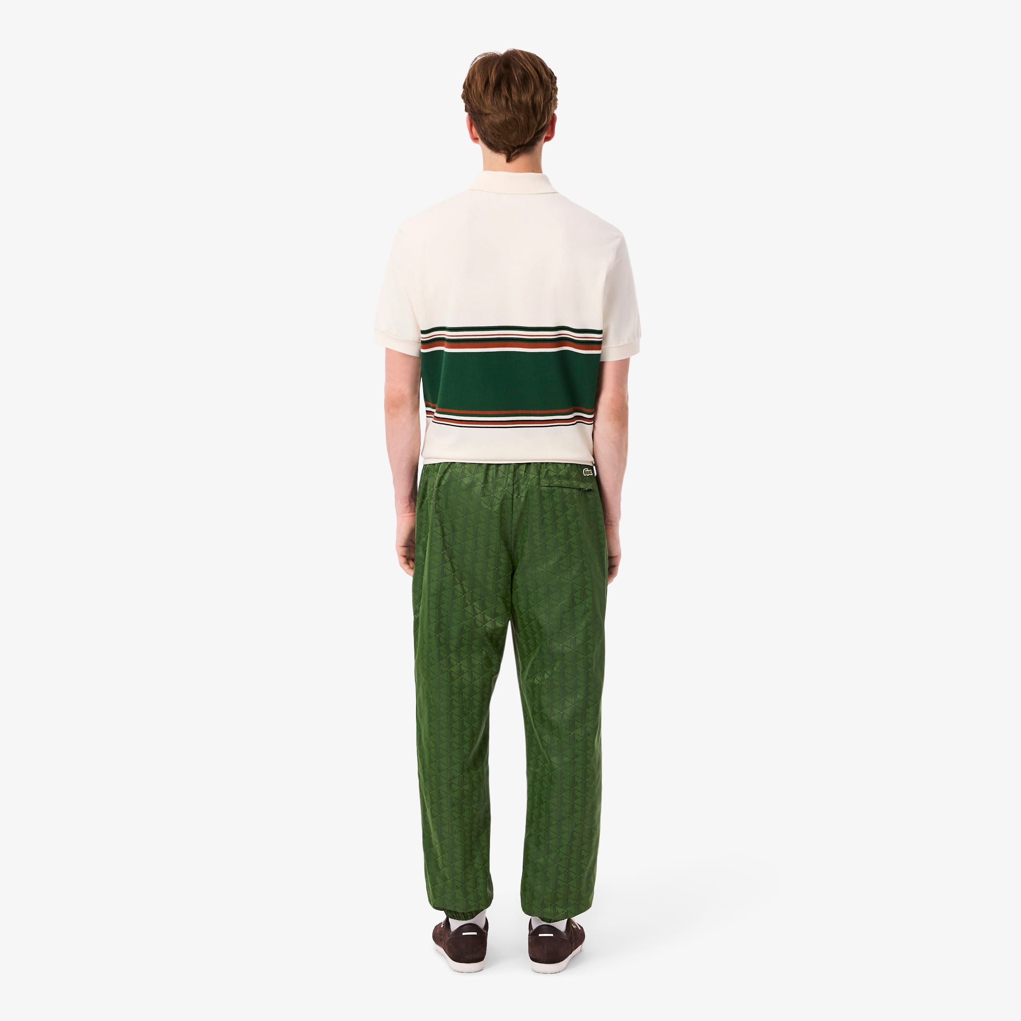 Thumbnail - Lacoste Monogramm-Trainingshose - Grün Size S