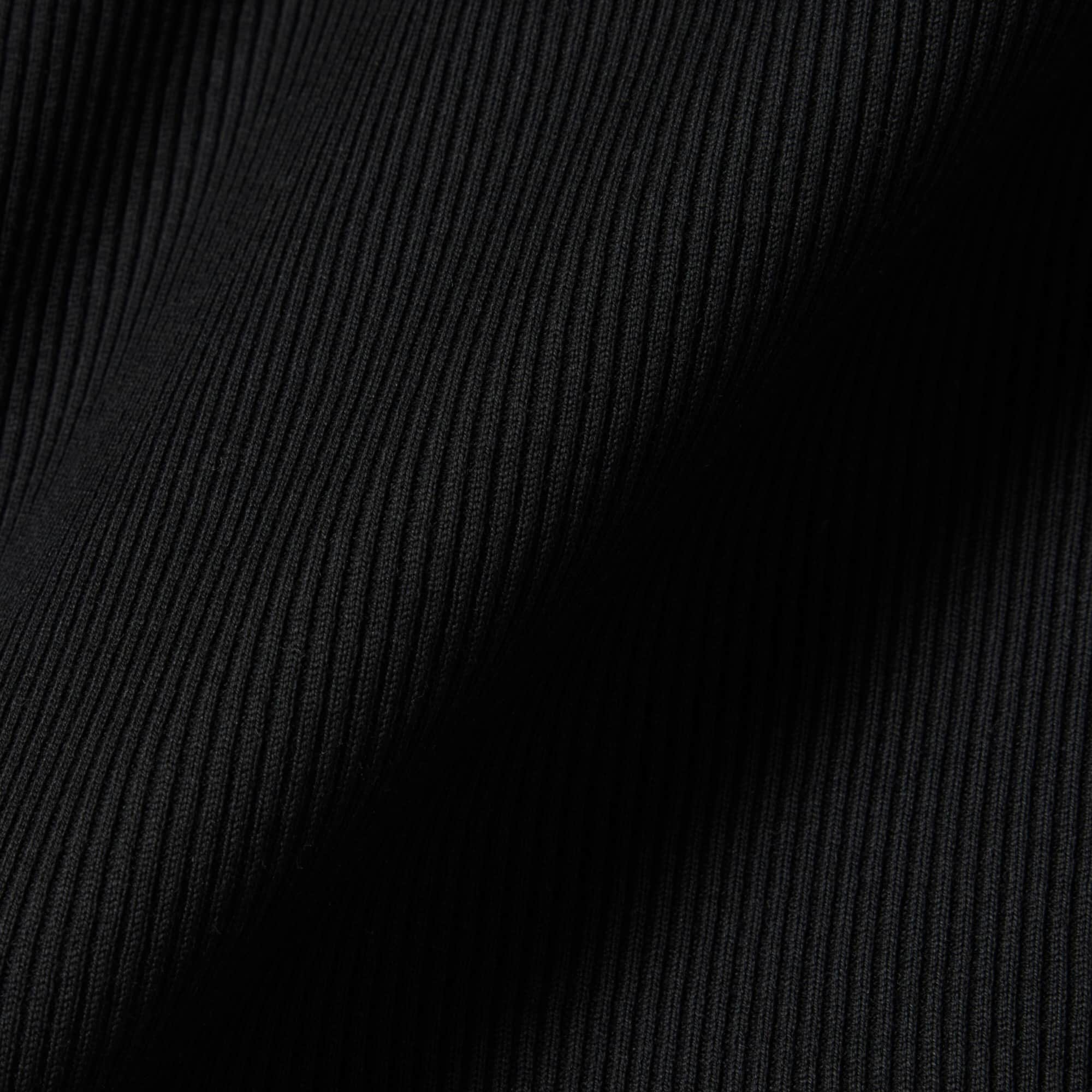 Thumbnail - Lacoste Slim Fit-Trägerhemd aus Baumwollrippstrick - Schwarz Size L