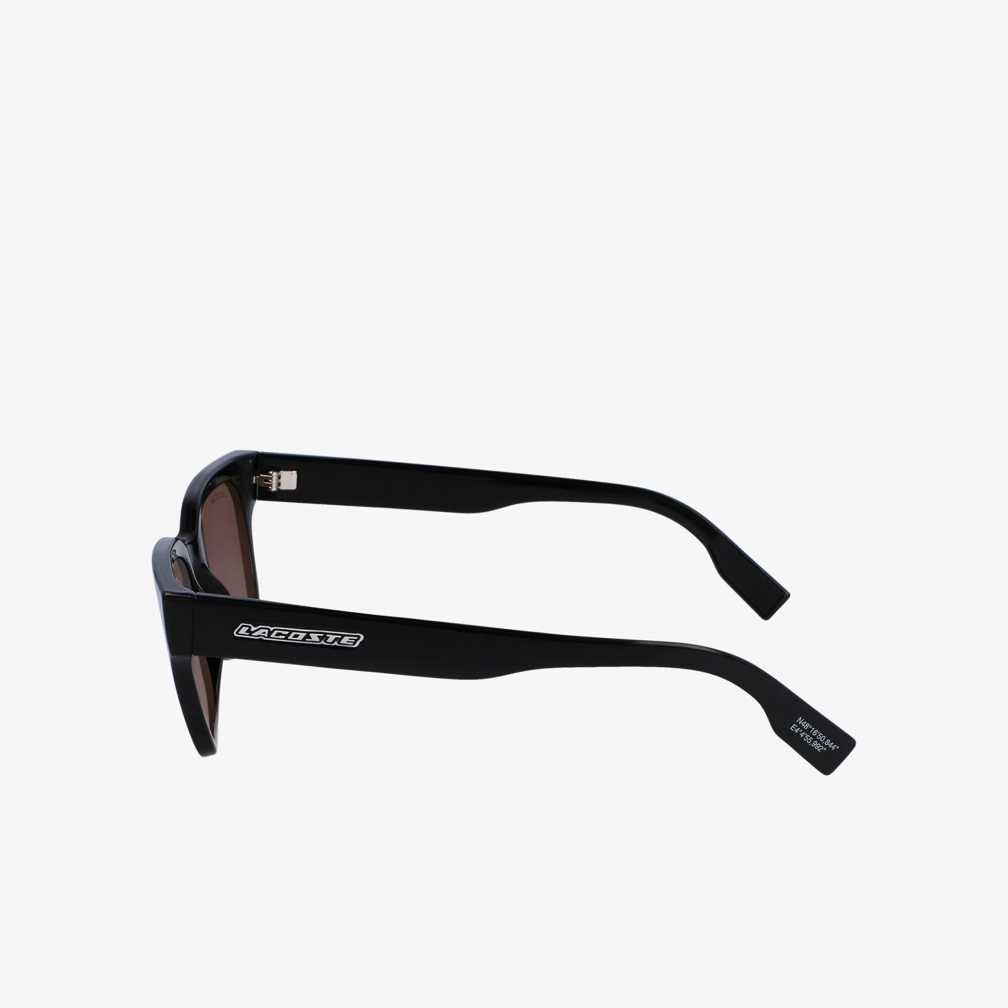 Thumbnail - Lacoste Rechteckige Sonnenbrille Active - BLACK / BLUE / BLACK Size One Size